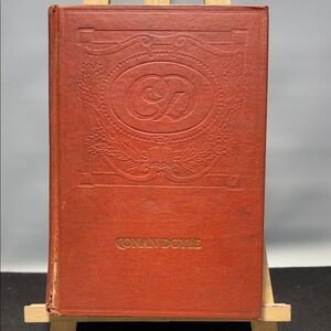 Vintage Red Conan Doyle Book hard cover